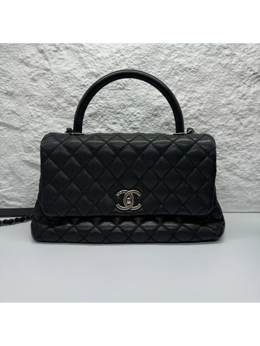 Chanel Coco Handle Medium Black Caviar #307984C37B